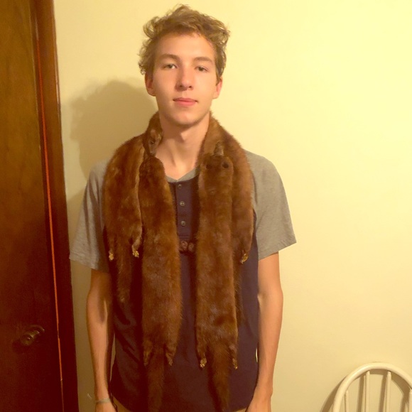 Vintage Mink Scarf